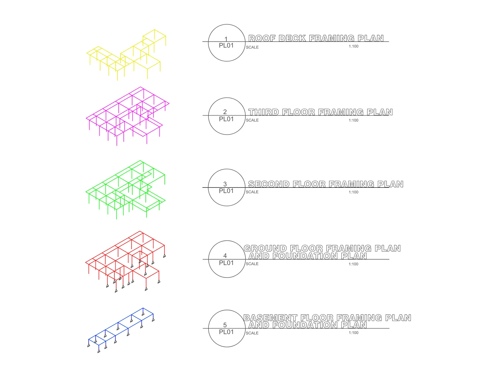 Floor framing plans
